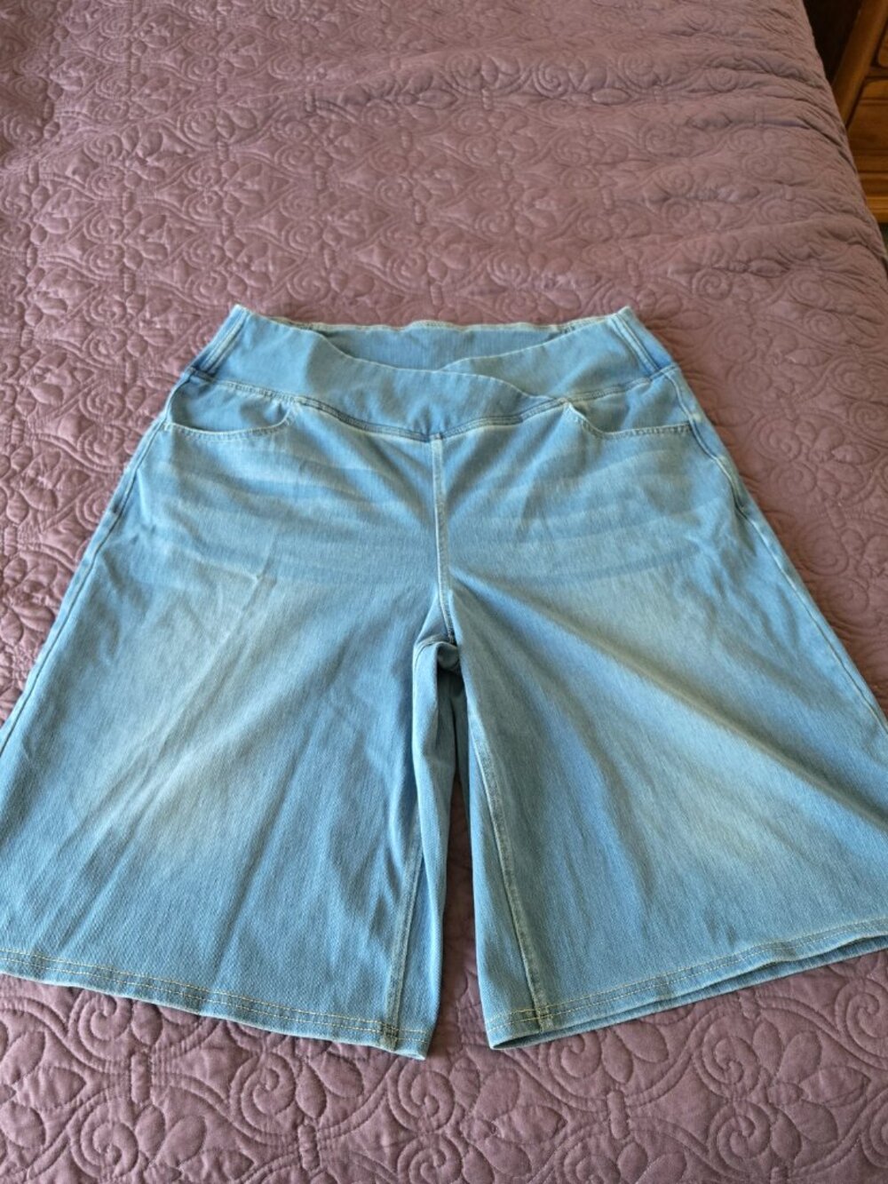 Halara Baggy Bermuda Shorts Blue Jasper Denim